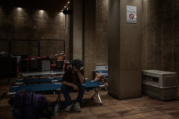 An emergency heat wave relief center in Bordeaux, France, this past June.